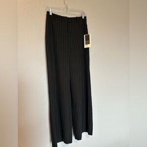 Have Black Pinstripe Wide Leg Pants